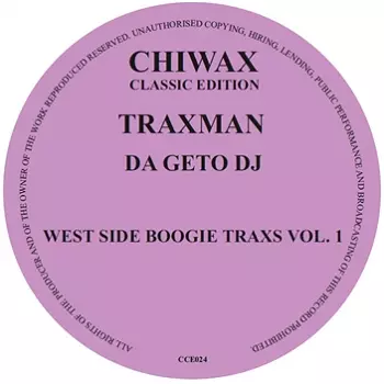 TRAXMAN / トラックスマン / WEST SIDE BOOGIE TRAXS VOL.1