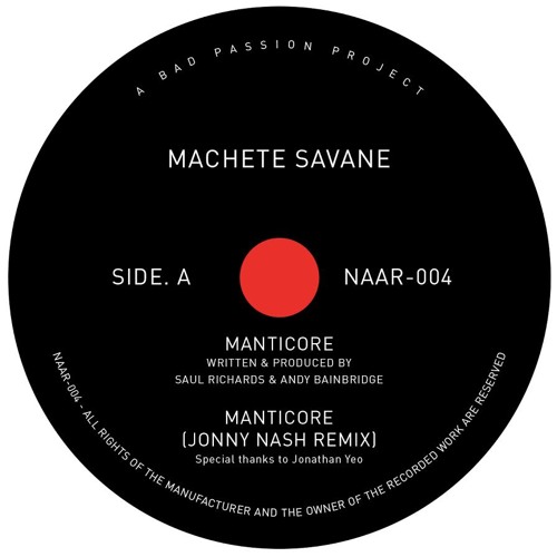MACHETE SAVANE / MANTICORE
