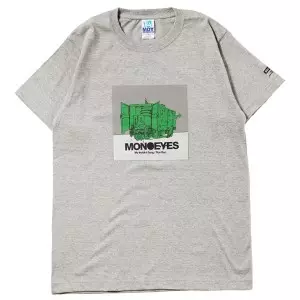 MONOEYES x MACKDADDY tee(杢グレーM)/MONOEYES/モノアイズ/杢グレー