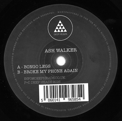 ASH WALKER / アッシュ・ウォーカー / BONGO LEGS / BROKEN MY PHONE AGAIN (7")