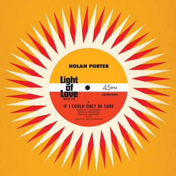 NOLAN PORTER / ノーラン・ポーター / IF I COULD ONLY BE SURE / KEEP ON KEEPING ON (7")