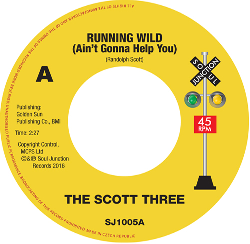 SCOTT THREE / スコット・スリー / RUNNING WILD / GOTTA FIND A NEW LOVE (7")