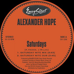 ALEXANDER HOPE / SATURDAYS/LET THE MUSIC TAKE YOU