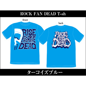 RISE FROM THE DEAD / ROCK FAN DEAD TURQUOISE BLUE XLサイズ