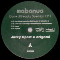 MABANUA / マバヌア / DONE ALREADY - SPECIAL EP VOL.1