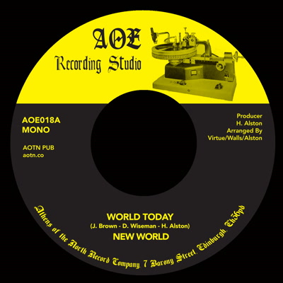 NEW WORLD (FUNK) / WORLD TO-DAY / J.R (7")