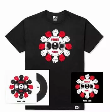 MARK DE CLIVE LOWE & GB / POWER TO THE PEOPLE (BLACK size:XL)