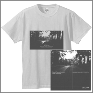 QUADRA / クアドラ (ヒロシ・ワタナベ) / QUADRA COMPLETE SELECTION 95-07(SKETCH FROM A MOMENT) + Tシャツ S