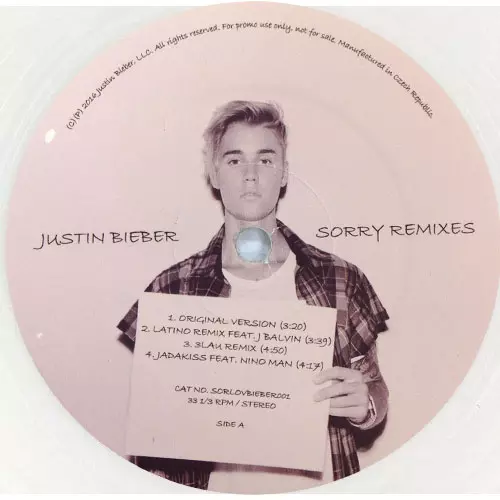 JUSTIN BIEBER / ジャスティン・ビーバー / SORRY / LOVE YOURSELF REMIXES 12"