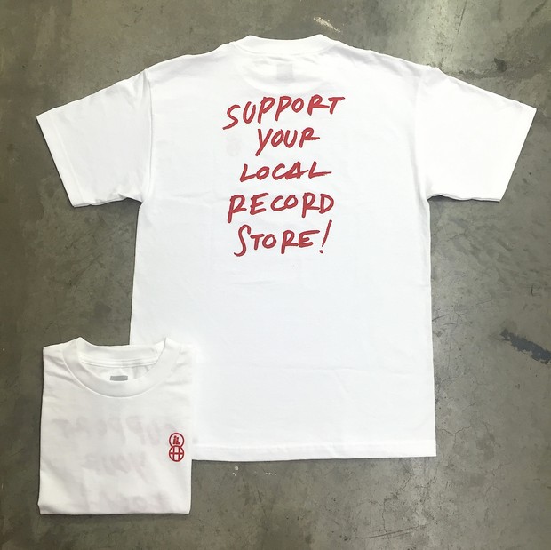 INNOVATIVE LEISURE x HUF / SUPPORT YOUR LOCAL RECORDS STORE! T-SHIRT (S)