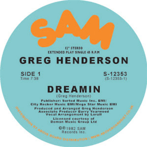 GREG HENDERSON / DREAMIN  (12")