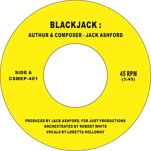 JACK ASHFORD / ジャック・アシュフォード / BLACKJACK / LAS VEGAS STRUT / ブラックジャック (7")
