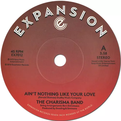 AIN'T NOTHING LIKE YOUR LOVE / BLESS THE DAY (7")/CHARISMA BAND｜SOUL ...