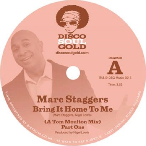 MARC STAGGERS / マーク・スタガース / BRING IT ON HOME TO ME (A TOM MOULTON MIX) (7")