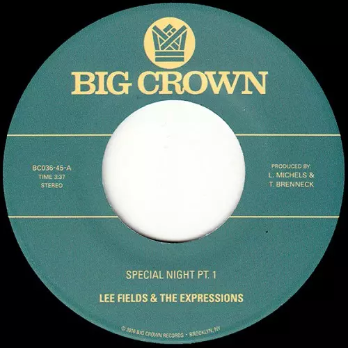 LEE FIELDS & THE EXPRESSIONS / リー・フィールズ&ザ・エクスプレッションズ / SPECIAL NLGHT (7")