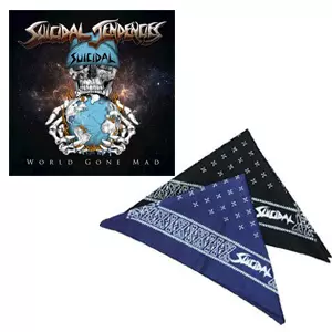 SUICIDAL TENDENCIES / スーサイダル・テンデンシーズ / WORLD GONE MAD (バンダナ付き/青)