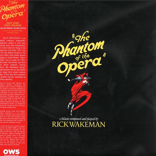 RICK WAKEMAN / リック・ウェイクマン / THE PHANTOM OF THE OPERA: LIMITED RED VINYL - 180g LIMITED VINYL