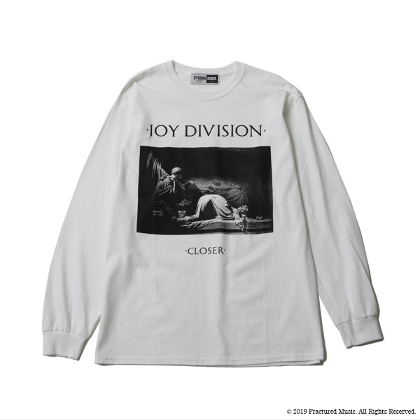 JOY DIVISION / ジョイ・ディヴィジョン / CLOSER L/S TEE BY STUDIO RUDE (WHITE) (3)