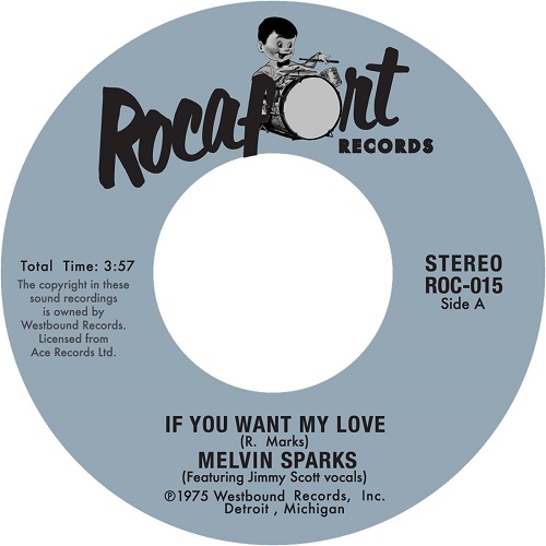 MELVIN SPARKS / メルヴィン・スパークス / IF YOU WANT MY LOVE / GET DOWN WITH THE GET DOWN (7")