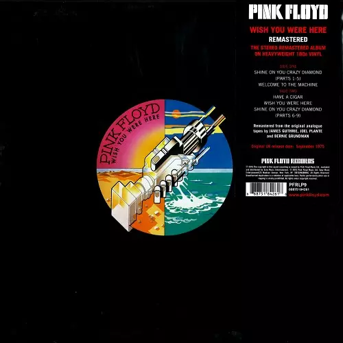 Pink Floyd 限定LPレコード Wish You Were Here WISH YOU WERE HERE: 2016 VINYL - 180g VINYL/DIGITAL REMASTER/PINK