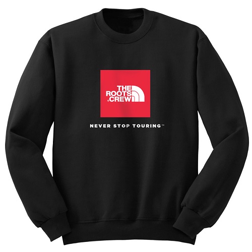 THE ROOTS (HIPHOP) / NEVER STOP TOURING SWEATSHIRT (S)