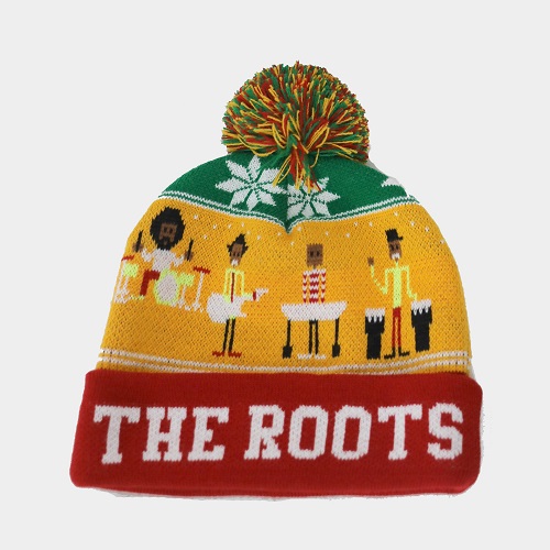 THE ROOTS (HIPHOP) / 2016 HOLIDAY KNIT HAT (RED/YELLOW/GREEN)