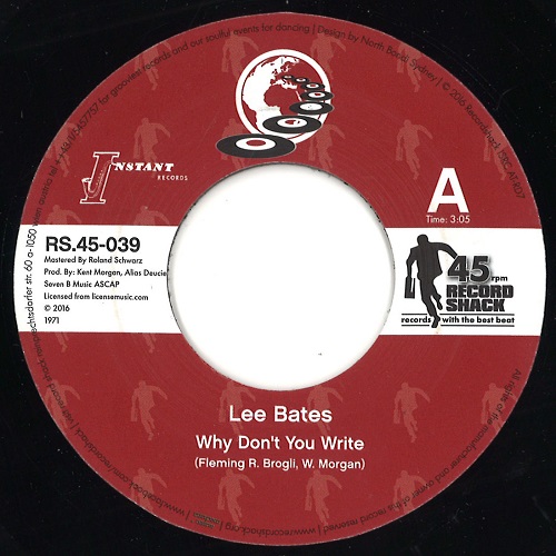 LEE BATES / WHY DON'T YOU WRITE / GONNA MAKE YOU MINE (7")
