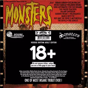 VA (VOODOO RHYTHM RECORDS) / 30 YEARS ANNIVERSARY TRIBUTE ALBUM FOR THE MONSTERS (LP)