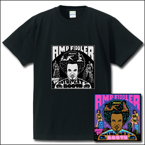 AMP FIDDLER / アンプ・フィドラー / MOTOR CITY BOOTY Tシャツ付きセット(Sサイズ)