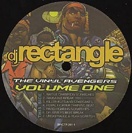 DJ RECTANGLE / THE VINYL AVENGERS VOLUME ONE "LP"