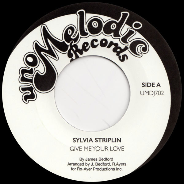 SYLVIA STRIPLIN / シルヴィア・ストリプリン / GIVE ME YOUR LOVE / YOU CAN'T TURN ME AWAY(7'')
