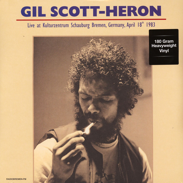GIL SCOTT-HERON / ギル・スコット・ヘロン / Kulturzentrum Schauburg Bremen Germany April 18 1983 (LP)