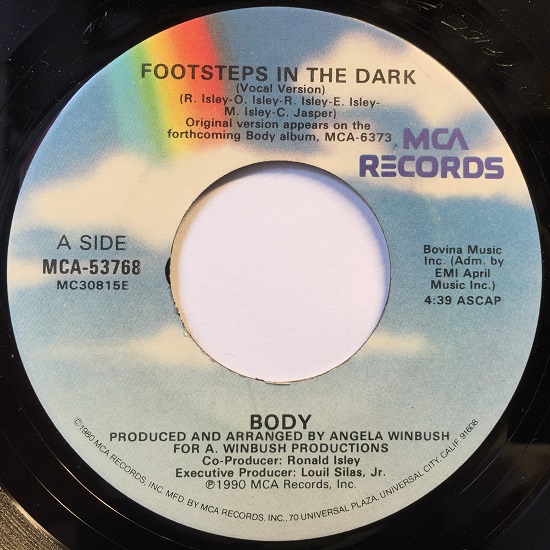 FOOTSTEPS IN THE DARK/BODY｜SOUL/BLUES/GOSPEL｜ディスクユニオン･オンラインショップ ...