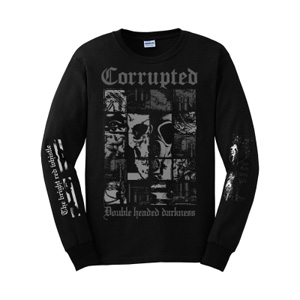 CORRUPTED / Double headed darkness LONG SLEEVE T-SHIRT2 (Sサイズ)