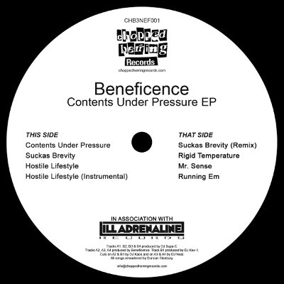 BENEFICENCE / CONTENTS UNDER PRESSURE EP "LP"