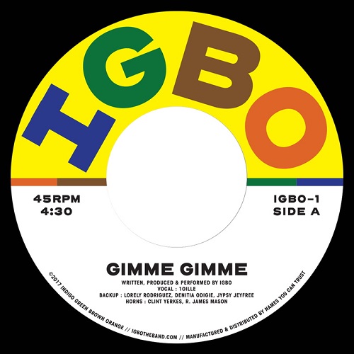IGBO / アイジービーオー / GIMME GIMME / CREAMY (7")