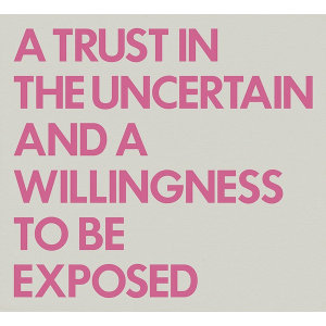 PHILIPP WACHSMANN / フィリップ・ワックスマン / A Trust in the Uncertain and a Willingness to Be Exposed 