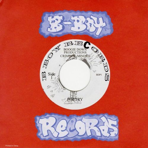 BOOGIE DOWN PRODUCTIONS / ブギ・ダウン・プロダクションズ / POETRY B/W SOUTH BRONX 7"
