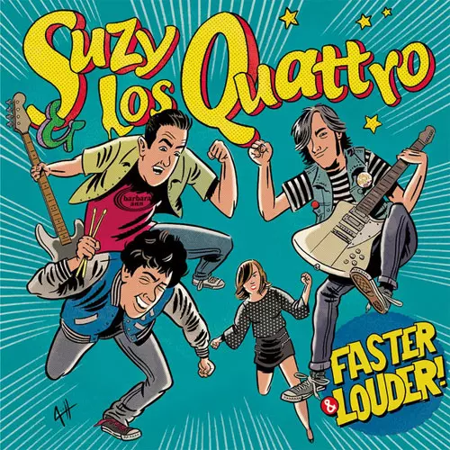 SUZY & LOS QUATTRO / スージーアンドロスクワトロ / FASTER & LOUDER! (LP)