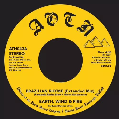 EARTH, WIND & FIRE / アース・ウィンド&ファイアー / BRAZILIAN RHYME / MY LOVE (7")