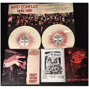 DISCUST  BOYS 横浜ハードコア　MAD CONFLUX GISM MAD CONFLUX - Crazy Action Party 2LP - RECORD BOY