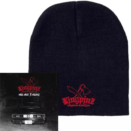 KINGPINZ (MASS-HOLE & KILLIN'G) / KINGPINZ ★ディスクユニオン限定ニットキャップ付セット シングルワッチ-BLACK-