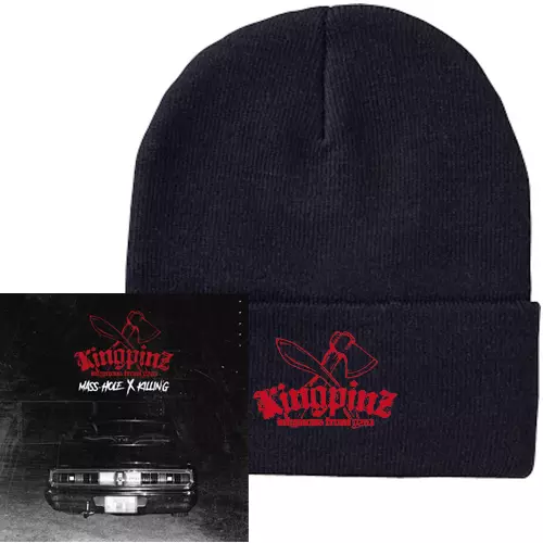 KINGPINZ (MASS-HOLE & KILLIN'G) / KINGPINZ ★ディスクユニオン限定ニットキャップ付セット ダブルワッチ-BLACK-