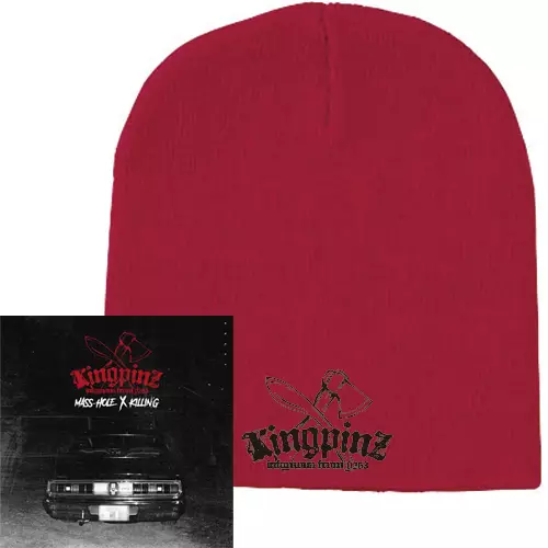 KINGPINZ (MASS-HOLE & KILLIN'G) / KINGPINZ ★ディスクユニオン限定ニットキャップ付セット シングルワッチ-RED-