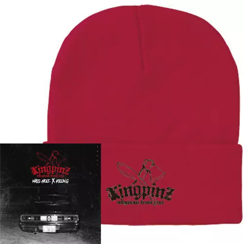 KINGPINZ (MASS-HOLE & KILLIN'G) / KINGPINZ ★ディスクユニオン限定ニットキャップ付セット ダブルワッチ-RED-