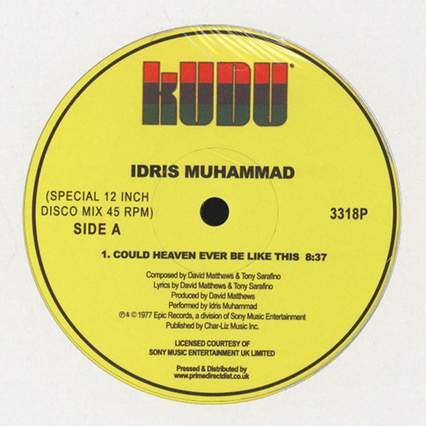 IDRIS MUHAMMAD / アイドリス・ムハマッド / COULD HEAVEN EVER BE LIKE THIS / TASTY CAKES / TURN THIS MUTHA OUT(12")