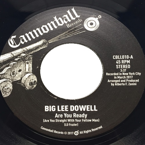 BIG LEE DOWELL / ARE YOU READY(7'')