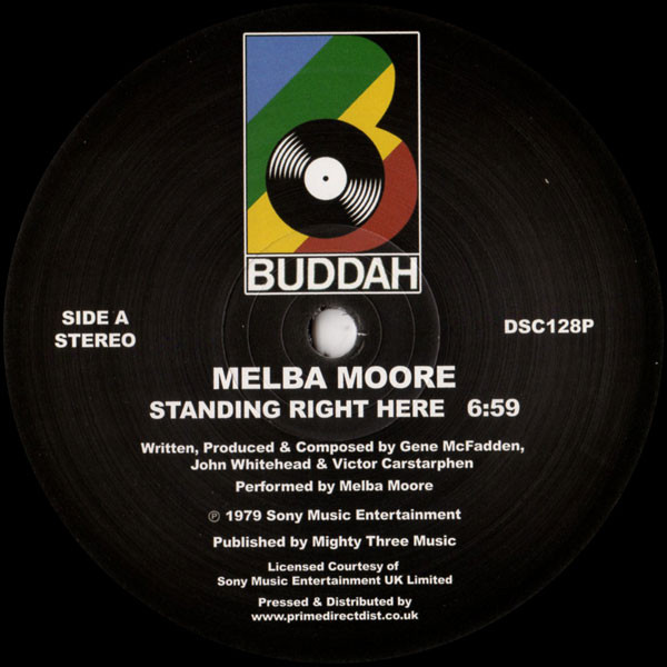 MELBA MOORE / メルバ・ムーア / STANDING RIGHT HERE / MAKE ME BELIEVE IN YOU(12")