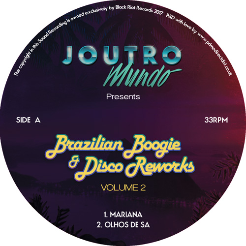 JOUTRO MUNDO / BRAZILIAN BOOGIE & DISCO VOLUME 2 12INCH SAMPLER 