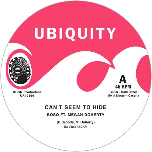 BOSQ / ボスク / CAN'T SEEM TO HIDE / TAKE ME THERE (12")